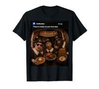 Motion at Your Front Door Trio Thanksgiving Memes Funny Dank T-Shirt Graphique avec Valeur