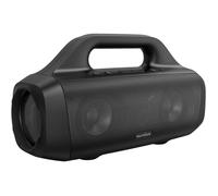 Motion Boom Enceinte Bluetooth Portable, Drivers Titane, 24H D’Autonomie, IPX7, Application Mobile, Poignée Intégrée