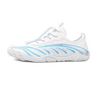 Motion Ground Chaussures pieds nus en cuivre pour l'équilibre naturel Unisexe Chaussures pieds nus imperméables pour hommes et femmes, Trail Running et activités de plein air 2025, 3 bleu ciel, 45 EU