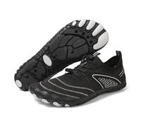 Motion Ground Chaussures pieds nus en cuivre pour l'équilibre naturel Unisexe Chaussures pieds nus imperméables pour hommes et femmes, Trail Running et activités de plein air 2025, 1 x noir, 42 EU