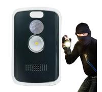 Motion Sensor Alarm - Système de sécurité domestique - Détecteur Burglar Alarm - Pir Human Body Sensor with 125db Siren Flashing Light Compact Design Battery Powered Setup, for Camping, Factory, Home