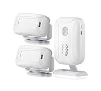 Motion Sensor Doorbell for Business Entry, Store Welcome Buzzer Monitor, Outdoor Door Chime Kit: Infrared Motion Sensor Detector for Elderly Caregiver Reminder - LED Indicators