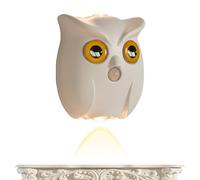 Motion Sensor Light Indoor - LED Wall Lights, 3 LED Colors Battery Powered Wall Animal Night Light, Owl Design Magnetic Lamp | For Hallway Stair Cabinet Kitchen Ceiling Bedroom Fence Garage