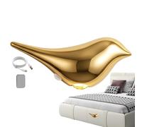 Motion Sensor Wall Sconce - Golden Bird Shape Wireless Indoor Lamp
