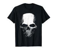 Motion Skull Graphic - Crâne pointillé Noir et Blanc T-Shirt