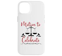 Motion to Celebrate Lawyer Graduation Funny Future Attorney Coque pour iPhone 14 Plus