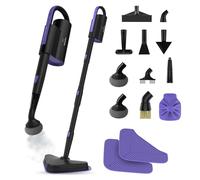 MOTIONFLOW Nettoyeur vapeur pour tout, 16 en 1, haute pression, pour meubles rembourrés, tapis, salle de bain et cuisine, avec 13 embouts, autonomie de 20 minutes, temps de chauffe 30 secondes, vapeur