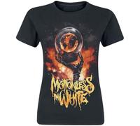 MOTIONLESS IN WHITE Scoring The End of The World Femme T-Shirt Manches Courtes Noir L