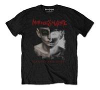 Motionless in White - T-Shirt # S Black Unisex # Split Screen [Import]
