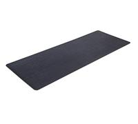 MOTIONTEX Tapis d'équipement d'exercice pour Tapis de Course, vélo Stationnaire, rameur, elliptique, équipement de Fitness, Protection du Sol de Salle de Sport à Domicile, 76,2 x 198,1 cm, Noir