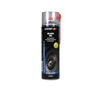 Motip Aérosol m090300 Huile peinture en spray, 500 ml, noir