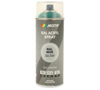 MOTIP Peinture aérosol acrylique RAL 6026 Vert opale brillant 400 ml