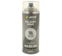 MOTIP Peinture aérosol RAL 7030 Gris pierre brillant 400 ml - acrylique haute couvrance