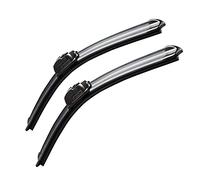 MOTIUM Lot de 2 balais d'essuie-glace 66 cm + 45,7 cm, toutes saisons | Qualité OEM, installation facile, sans traces