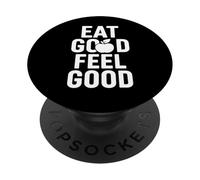Motivation Alimentaire Saine pour se Sentir Bien PopSockets PopGrip Adhésif