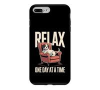 Motivation de détente pour Chien Un Jour à la Fois Coque pour iPhone 7 Plus/8 Plus