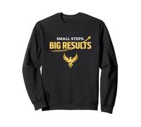 Motivation de Petits Pas et de Grands résultats Sweatshirt