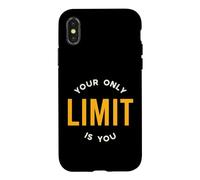 Motivation drôle d'entraînement, Phrase d'exercice, Remise en Forme Coque pour iPhone X/XS