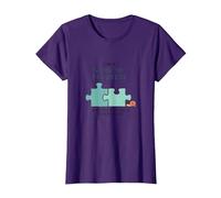 Motivation I'm a Work in Progress Croissance Lente T-Shirt, Femme, Violet, S