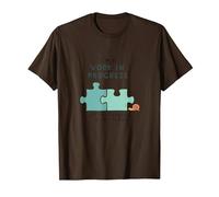 Motivation I'm a Work in Progress Croissance Lente T-Shirt, Homme, Marron, L