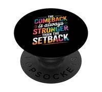 Motivation Le Retour est Toujours Plus Fort Que Le Revers PopSockets PopGrip Adhésif