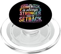 Motivation Le Retour est Toujours Plus Fort Que Le Revers PopSockets PopGrip pour MagSafe
