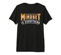 Motivation L'état d'esprit est Tout ce Qui Compte Positif T-Shirt Haut de Gamme