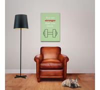 Motivation - Poster - Vous êtes plus fort que vous ne le pensez + 1 Packung tesa Powerstrips® - Inhalt 20 Stück