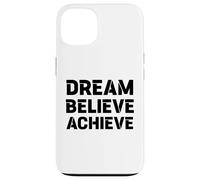 Motivation RÊVER, Croire, RÉALISER : Grand Graphique Gras Coque pour iPhone 13