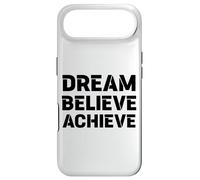 Motivation RÊVER, Croire, RÉALISER : Grand Graphique Gras Coque pour iPhone Air
