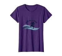 Motivation Run Like The Wind Cross Country Runner T-Shirt, Femme, Violet, XL