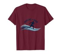 Motivation Run Like The Wind Cross Country Runner T-Shirt, Homme, Marron, XL