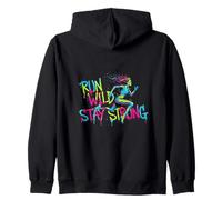 Motivation Run Wild Stay Strong Gym Woman Runner Sweat à Capuche