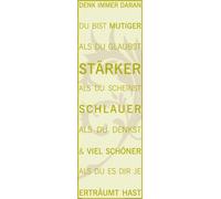 Motivation Toujours se souvenir - Affiche mince - 30.5x91.5