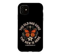 Motivation Vintage 2 Corinthiens Bible Verse Papillon Coque pour iPhone 11