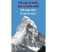 Motivational - #3 Je ne dis pas que ce sera facile - Poster impression cm