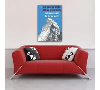 Motivational - Mini Poster - Je ne dis pas que ce sera facile #3 + 1 poster Ü de taille 61x91,5cm