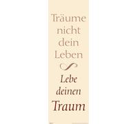 Motivational Ne rêve pas ta vie - Poster Slim - 30,5x91,5