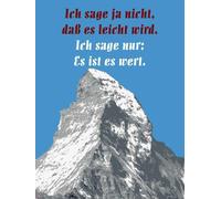 Motivational - Poster - Je ne dis pas que ce sera facile #2 + 1 poster Ü de taille 61x91,5cm