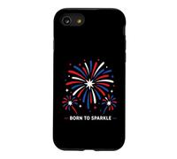 Motivational Quote Everyday Confidence Born to Sparkle Coque pour iPhone SE (2020) / 7/8