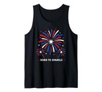 Motivational Quote Everyday Confidence Born to Sparkle Débardeur