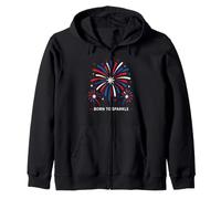 Motivational Quote Everyday Confidence Born to Sparkle Sweat à Capuche