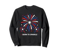 Motivational Quote Everyday Confidence Born to Sparkle Sweatshirt