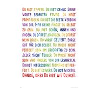 Motivational - Tu es courageux - Motivations Poster - 61x91,5 cm