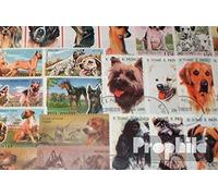 Motives 100 Divers Chiens Timbres (Timbres pour Les collectionneurs) Chiens/Loups/hyènes