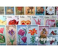 Motives 100 Divers Fleurs et Plantes Timbres (Timbres pour Les collectionneurs) Plantes/Champignons