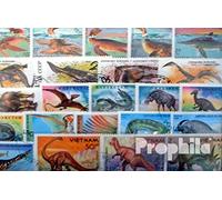 Motives 150 Divers Préhistoriques Animaux Timbres (Timbres pour Les collectionneurs) Amphibiens/Reptiles/Dinosaure