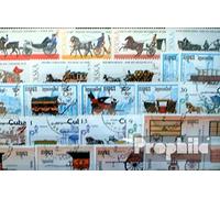 Motives 50 Divers calèches Timbres (Timbres pour Les collectionneurs) Chevaux/zèbres