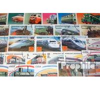 Motives 50 Divers Chemin de Fer Timbres (Timbres pour Les collectionneurs) vehicules sur Rails/funiculaire