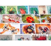 Motives 50 Divers Insectes Timbres (Timbres pour Les collectionneurs) Invertébrés Autres (Insectes, escargots, Abeilles…)